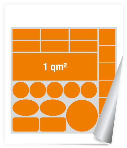 Handwerkerpaket Werbeaufkleber 1qm Handwerkerpaket Werbeaufkleber 1qm